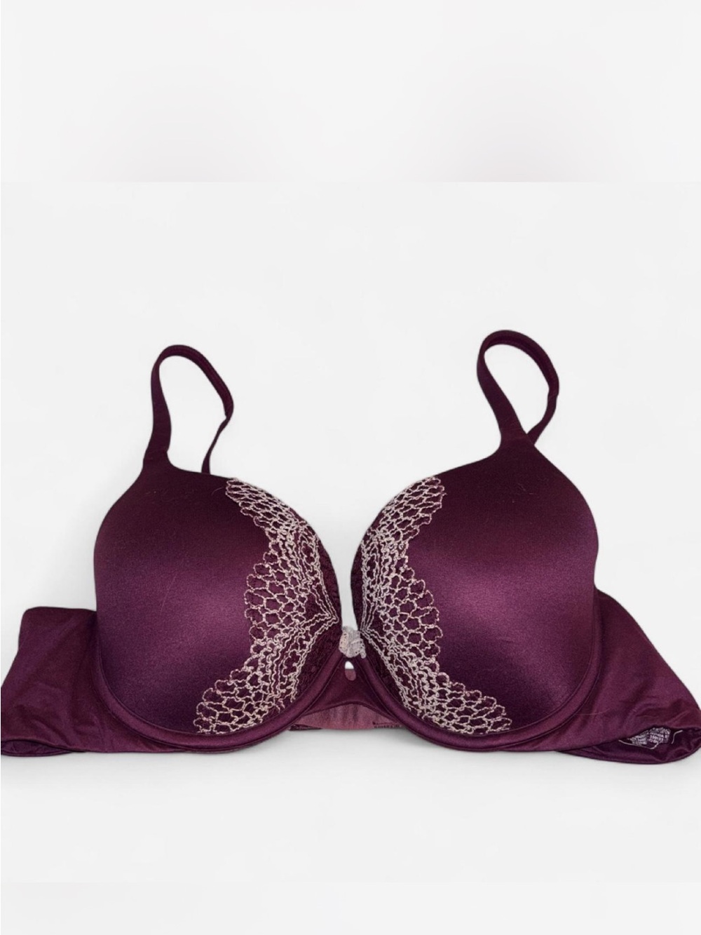 Victoria’s Secret- Plum Lace-Trim T-Shirt Bra - Women Intimates